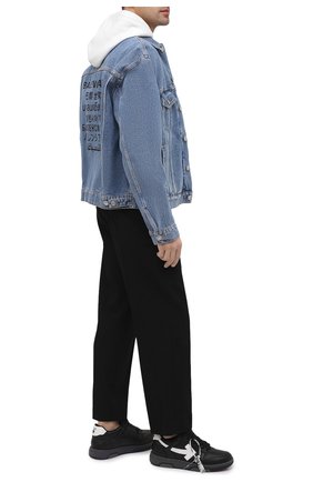 Мужские кожаные кеды out of office OFF-WHITE черного цвета по цене 33950 руб., арт. 0MIA189R21LEA0011001 | Фото 2 Мужские кожаные кеды out of office OFF-WHITE черного цвета, арт. 0MIA189R21LEA0011001 | Фото 2