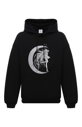 Мужской хлопковое худи VETEMENTS черного цвета по цене 69950 руб., арт. UE51TR750B 1604/M | Фото 1 Мужской хлопковое худи VETEMENTS черного цвета, арт. UE51TR750B 1604/M | Фото 1