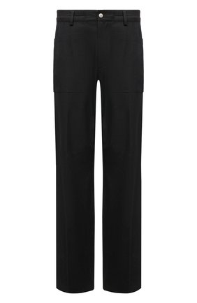 Мужские брюки из хлопка и вискозы DRIES VAN NOTEN черного цвета по цене 57950 руб., арт. 211-20909-2109 | Фото 1 Мужские брюки из хлопка и вискозы DRIES VAN NOTEN черного цвета, арт. 211-20909-2109 | Фото 1