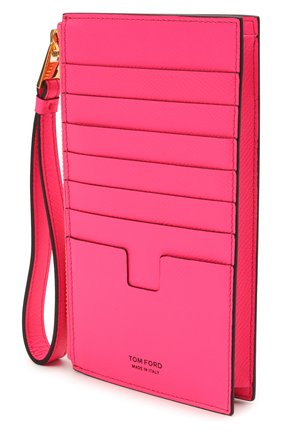 Женский кожаный футляр для кредитный карт TOM FORD фуксия цвета по цене 56800 руб., арт. S0336T-LCL143 | Фото 2 Женский кожаный футляр для кредитный карт TOM FORD фуксия цвета, арт. S0336T-LCL143 | Фото 2