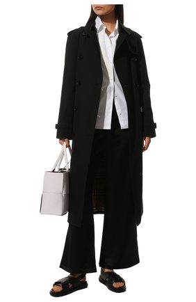 Женская хлопковая рубашка VALENTINO белого цвета по цене 94650 руб., арт. VB3AB1Z05DN | Фото 2 Женская хлопковая рубашка VALENTINO белого цвета, арт. VB3AB1Z05DN | Фото 2
