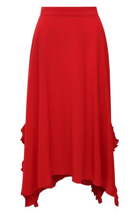 Женская шелковая юбка STELLA MCCARTNEY красного цвета по цене 69950 руб., арт. 602927/SY206 | Фото 1 Женская шелковая юбка STELLA MCCARTNEY красного цвета, арт. 602927/SY206 | Фото 1