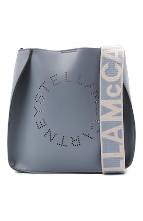 Женская сумка stella logo mini STELLA MCCARTNEY голубого цвета по цене 58800 руб., арт. 700073/W8542 | Фото 5 Женская сумка stella logo mini STELLA MCCARTNEY голубого цвета, арт. 700073/W8542 | Фото 5