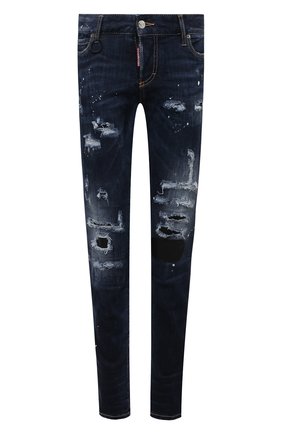Женские джинсы DSQUARED2 темно-синего цвета по цене 62300 руб., арт. S75LB0493/S30708 | Фото 1 Женские джинсы DSQUARED2 темно-синего цвета, арт. S75LB0493/S30708 | Фото 1