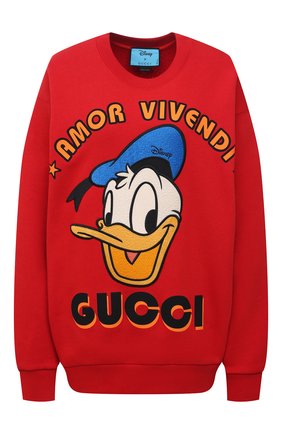 Женский хлопковый свитшот disney x gucci GUCCI красного цвета по цене 929500 тенге, арт. 617964/XJDC1 | Фото 1 Женский хлопковый свитшот disney x gucci GUCCI красного цвета, арт. 617964/XJDC1 | Фото 1 (Рукава: Длинные; Длина (для топов): Стандартные; Материал внешний: Хлопок; Стили: Спорт-шик; Женское Кросс-КТ: Свитшот-одежда; Региональные ограничения белый список (Axapta Mercury): RU; Тематический товар: Disney)
