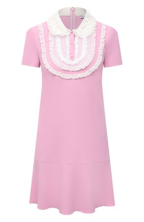 Женское платье REDVALENTINO светло-розового цвета по цене 57800 руб., арт. VR3VAX85/5MD | Фото 1 Женское платье REDVALENTINO светло-розового цвета, арт. VR3VAX85/5MD | Фото 1