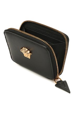 Женские кожаное портмоне la medusa VERSACE черного цвета по цене 39950 руб., арт. DP38554/DVT8ME | Фото 3 Женские кожаное портмоне la medusa VERSACE черного цвета, арт. DP38554/DVT8ME | Фото 3