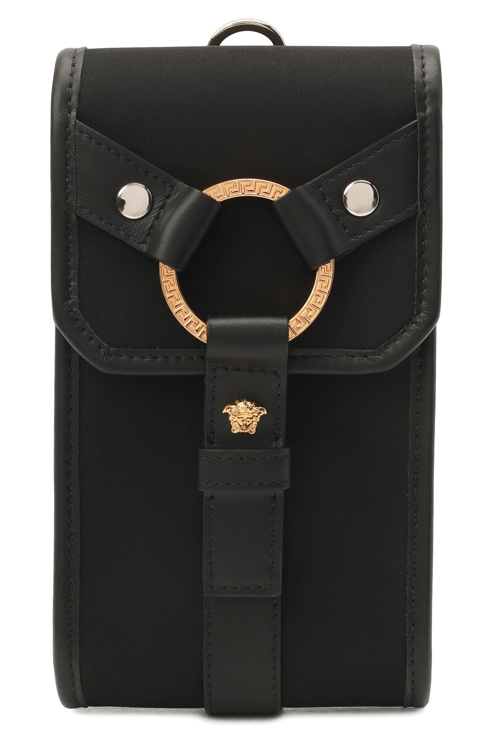 Текстильный чехол для iphone VERSACE черного цвета, арт. DP88431/DNY24 | Фото 1