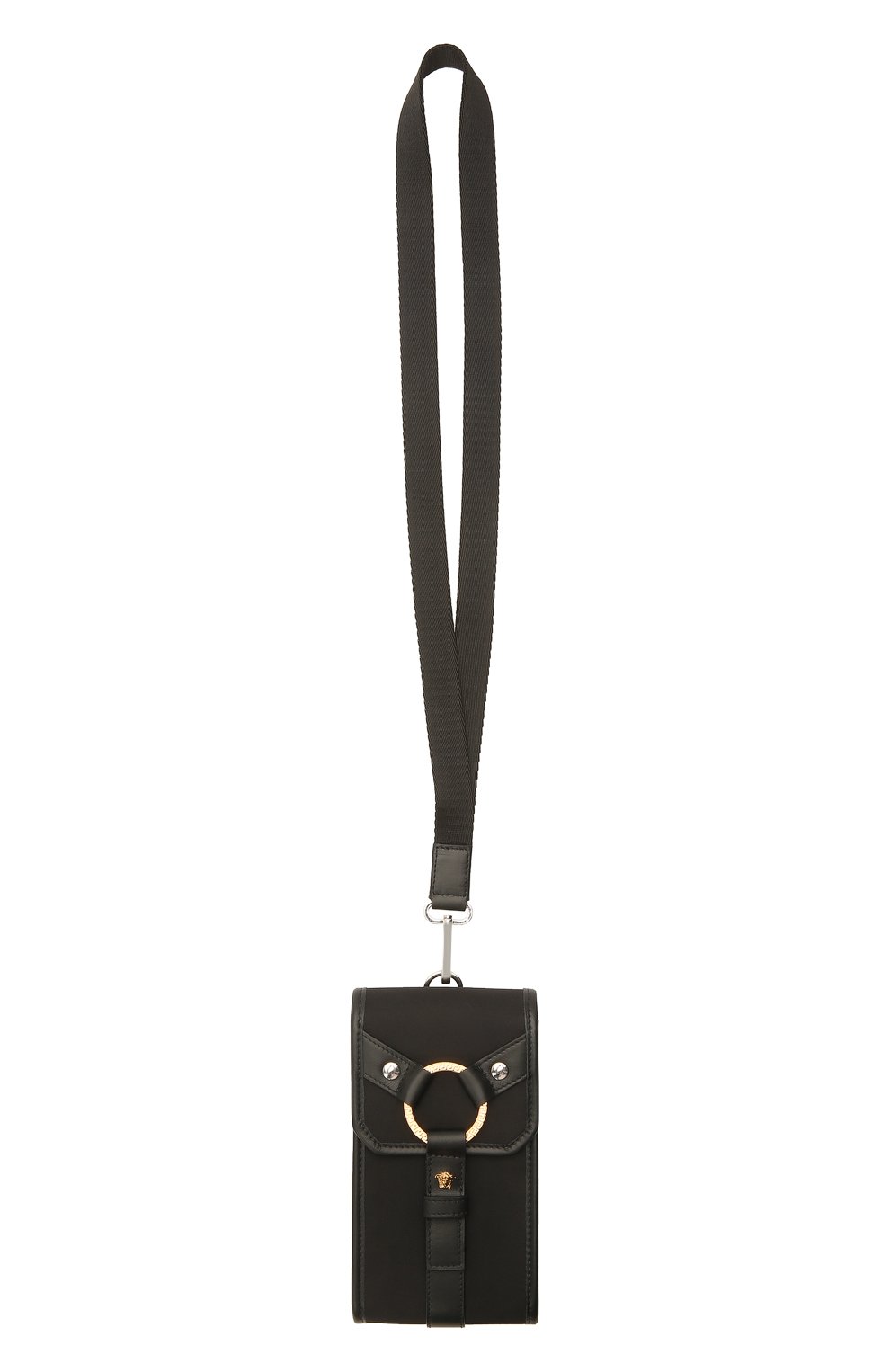 Текстильный чехол для iphone VERSACE черного цвета по цене 51100 руб., арт. DP88431/DNY24 | Фото 4 Текстильный чехол для iphone VERSACE черного цвета, арт. DP88431/DNY24 | Фото 4