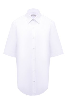 Женская хлопковая рубашка DRIES VAN NOTEN белого цвета по цене 31700 руб., арт. 211-10781-2228 | Фото 1 Женская хлопковая рубашка DRIES VAN NOTEN белого цвета, арт. 211-10781-2228 | Фото 1