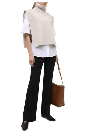 Женская хлопковая рубашка DRIES VAN NOTEN белого цвета по цене 31700 руб., арт. 211-10781-2228 | Фото 2 Женская хлопковая рубашка DRIES VAN NOTEN белого цвета, арт. 211-10781-2228 | Фото 2