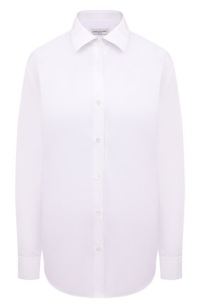Женская хлопковая рубашка DRIES VAN NOTEN белого цвета по цене 28200 руб., арт. 211-10779-2166 | Фото 1 Женская хлопковая рубашка DRIES VAN NOTEN белого цвета, арт. 211-10779-2166 | Фото 1