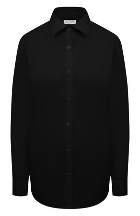 Женская хлопковая рубашка DRIES VAN NOTEN черного цвета по цене 28200 руб., арт. 211-10779-2017 | Фото 1 Женская хлопковая рубашка DRIES VAN NOTEN черного цвета, арт. 211-10779-2017 | Фото 1