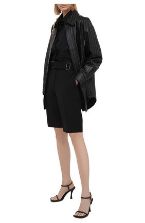 Женская хлопковая рубашка DRIES VAN NOTEN черного цвета по цене 28200 руб., арт. 211-10779-2017 | Фото 2 Женская хлопковая рубашка DRIES VAN NOTEN черного цвета, арт. 211-10779-2017 | Фото 2
