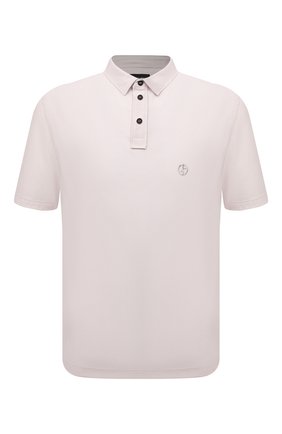 Мужское поло GIORGIO ARMANI светло-бежевого цвета по цене 43400 руб., арт. 3KSF56/SJBKZ | Фото 1 Мужское поло GIORGIO ARMANI светло-бежевого цвета, арт. 3KSF56/SJBKZ | Фото 1 (Материал внешний: Хлопок, Синтетический материал; Длина (для топов): Стандартные; Рукава: Короткие; Застежка: Пуговицы; Стили: Кэжуэл)