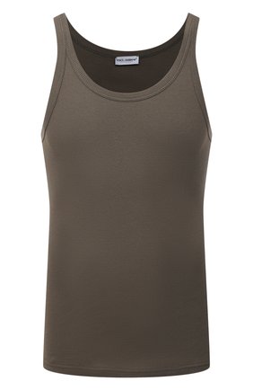 Мужская хлопковая майка DOLCE & GABBANA зеленого цвета по цене 8995 руб., арт. M8C19J/0UAIJ | Фото 1 Мужская хлопковая майка DOLCE & GABBANA зеленого цвета, арт. M8C19J/0UAIJ | Фото 1 (Материал внешний: Хлопок; Длина (для топов): Стандартные; Кросс-КТ: бельё; Мужское Кросс-КТ: Майка-белье)