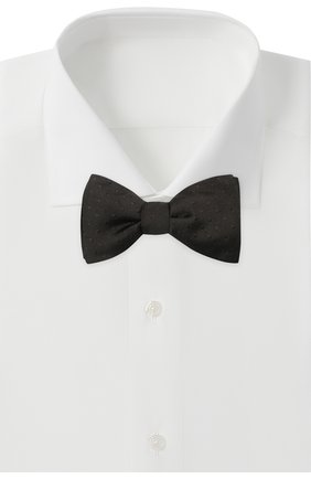 Мужской шелковый галстук-бабочка LANVIN черного цвета по цене 9950 руб., арт. 2050/B0W TIE | Фото 2 Мужской шелковый галстук-бабочка LANVIN черного цвета, арт. 2050/B0W TIE | Фото 2
