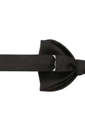 Мужской шелковый галстук-бабочка LANVIN черного цвета по цене 9950 руб., арт. 2242/B0W TIE | Фото 3 Мужской шелковый галстук-бабочка LANVIN черного цвета, арт. 2242/B0W TIE | Фото 3