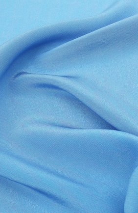 Мужской шелковый платок LANVIN голубого цвета, арт. 2803/HANDKERCHIEF | Фото 2 (Материал: Текстиль, Шелк)