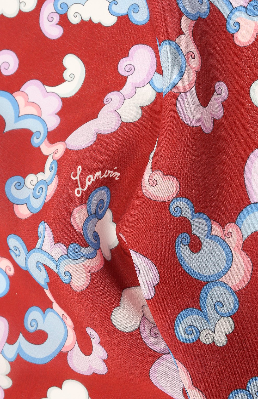 Мужской шелковый платок LANVIN бордового цвета по цене 6515 руб., арт. 2815/HANDKERCHIEF | Фото 2 Мужской шелковый платок LANVIN бордового цвета, арт. 2815/HANDKERCHIEF | Фото 2