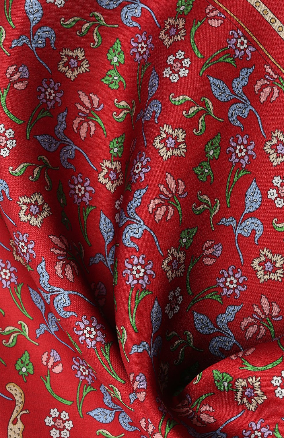Мужской шелковый платок LANVIN красного цвета по цене 6515 руб., арт. 2830/HANDKERCHIEF | Фото 2 Мужской шелковый платок LANVIN красного цвета, арт. 2830/HANDKERCHIEF | Фото 2