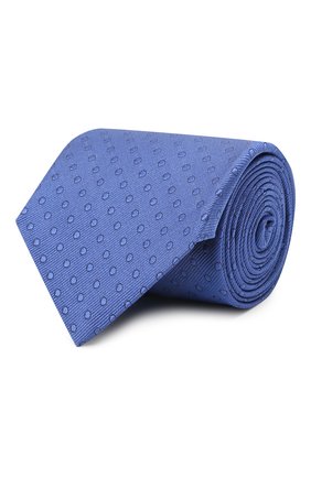 Мужской шелковый галстук LANVIN синего цвета по цене 9950 руб., арт. 2050/TIE | Фото 1 Мужской шелковый галстук LANVIN синего цвета, арт. 2050/TIE | Фото 1