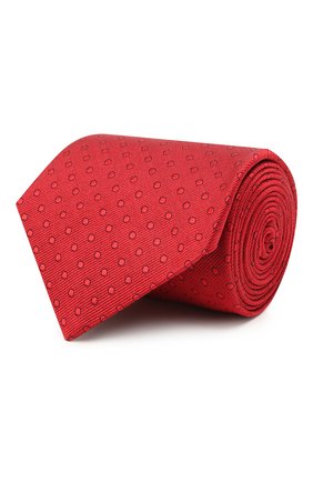 Мужской шелковый галстук LANVIN красного цвета по цене 9950 руб., арт. 2050/TIE | Фото 1 Мужской шелковый галстук LANVIN красного цвета, арт. 2050/TIE | Фото 1 (Материал: Шелк, Текстиль; Принт: С принтом)