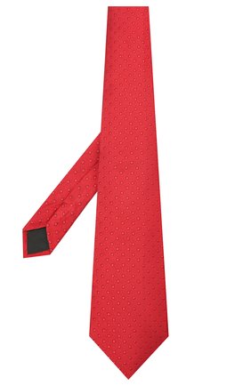 Мужской шелковый галстук LANVIN красного цвета по цене 9950 руб., арт. 2050/TIE | Фото 2 Мужской шелковый галстук LANVIN красного цвета, арт. 2050/TIE | Фото 2 (Материал: Шелк, Текстиль; Принт: С принтом)