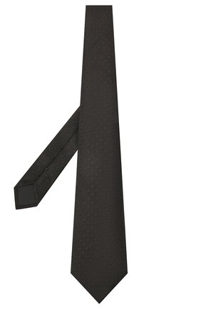 Мужской шелковый галстук LANVIN черного цвета по цене 9950 руб., арт. 2050/TIE | Фото 2 Мужской шелковый галстук LANVIN черного цвета, арт. 2050/TIE | Фото 2