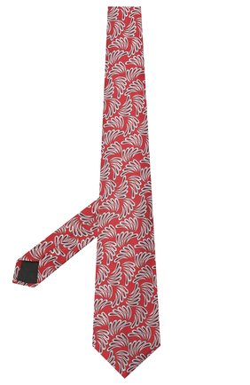 Мужской шелковый галстук LANVIN красного цвета по цене 11350 руб., арт. 2089/TIE | Фото 2 Мужской шелковый галстук LANVIN красного цвета, арт. 2089/TIE | Фото 2