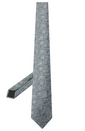 Мужской шелковый галстук LANVIN серого цвета по цене 9950 руб., арт. 2089/TIE | Фото 2 Мужской шелковый галстук LANVIN серого цвета, арт. 2089/TIE | Фото 2