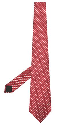 Мужской шелковый галстук LANVIN красного цвета по цене 9950 руб., арт. 2098/TIE | Фото 2 Мужской шелковый галстук LANVIN красного цвета, арт. 2098/TIE | Фото 2 (Материал: Шелк, Текстиль; Принт: С принтом)