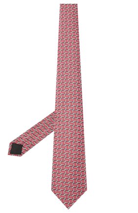 Мужской шелковый галстук LANVIN розового цвета, арт. 2101/TIE | Фото 2 (Материал: Текстиль, Шелк; Принт: С принтом)