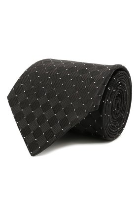 Мужской шелковый галстук LANVIN черного цвета по цене 9950 руб., арт. 2145/TIE | Фото 1 Мужской шелковый галстук LANVIN черного цвета, арт. 2145/TIE | Фото 1