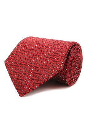 Мужской шелковый галстук LANVIN красного цвета по цене 9950 руб., арт. 2236/TIE | Фото 1 Мужской шелковый галстук LANVIN красного цвета, арт. 2236/TIE | Фото 1
