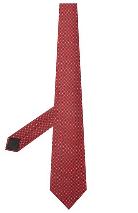 Мужской шелковый галстук LANVIN красного цвета по цене 11350 руб., арт. 2239/TIE | Фото 2 Мужской шелковый галстук LANVIN красного цвета, арт. 2239/TIE | Фото 2