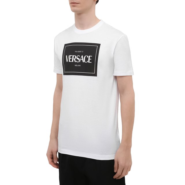 фото Хлопковая футболка versace