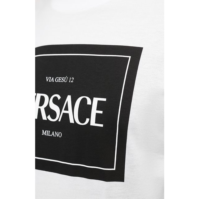 фото Хлопковая футболка versace
