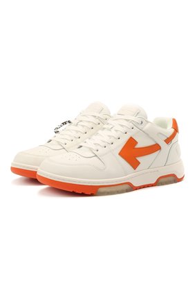 Мужские кожаные кеды out of office OFF-WHITE белого цвета по цене 33950 руб., арт. 0MIA189R21LEA0030120 | Фото 1 Мужские кожаные кеды out of office OFF-WHITE белого цвета, арт. 0MIA189R21LEA0030120 | Фото 1