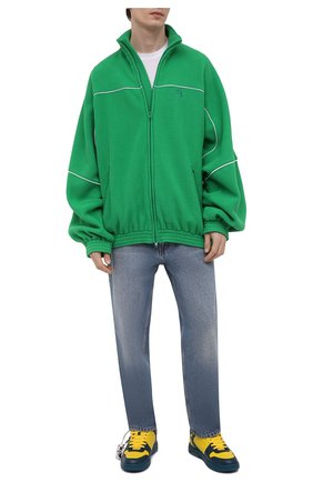 Мужские кожаные кеды out of office OFF-WHITE разноцветного цвета по цене 33950 руб., арт. 0MIA189R21LEA0014518 | Фото 2 Мужские кожаные кеды out of office OFF-WHITE разноцветного цвета, арт. 0MIA189R21LEA0014518 | Фото 2