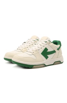 Мужские кожаные кеды out of office OFF-WHITE белого цвета по цене 33950 руб., арт. 0MIA189R21LEA0010155 | Фото 1 Мужские кожаные кеды out of office OFF-WHITE белого цвета, арт. 0MIA189R21LEA0010155 | Фото 1
