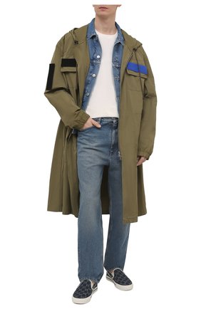 Мужские текстильные слипоны tennis 1977 GUCCI синего цвета по цене 47400 руб., арт. 643489/2KQ20 | Фото 2 Мужские текстильные слипоны tennis 1977 GUCCI синего цвета, арт. 643489/2KQ20 | Фото 2 (Материал внутренний: Текстиль; Материал внешний: Текстиль; Стили: Кэжуэл)
