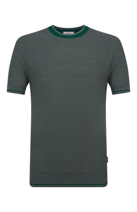 Мужской хлопковый джемпер Z ZEGNA зеленого цвета по цене 28500 руб., арт. VWU10/ZZ112 | Фото 1 Мужской хлопковый джемпер Z ZEGNA зеленого цвета, арт. VWU10/ZZ112 | Фото 1