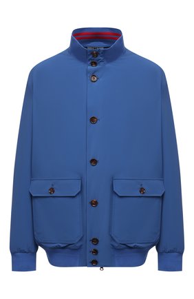Мужской бомбер KIRED синего цвета по цене 77950 руб., арт. WSERGI0W6905010004/64-74 | Фото 1 Мужской бомбер KIRED синего цвета, арт. WSERGI0W6905010004/64-74 | Фото 1