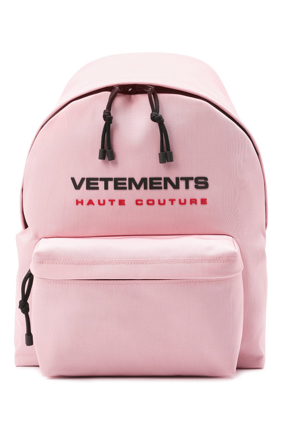 Женский рюкзак VETEMENTS розового цвета, арт. UE51BA700P 1302/W | Фото 1 (Материал: Текстиль; Размер: large)
