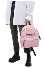 Женский рюкзак VETEMENTS розового цвета, арт. UE51BA700P 1302/W | Фото 5 (Материал: Текстиль; Размер: large)