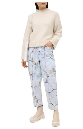 Женские джинсы STELLA MCCARTNEY голубого цвета по цене 62350 руб., арт. 602559/S0H24 | Фото 2 Женские джинсы STELLA MCCARTNEY голубого цвета, арт. 602559/S0H24 | Фото 2