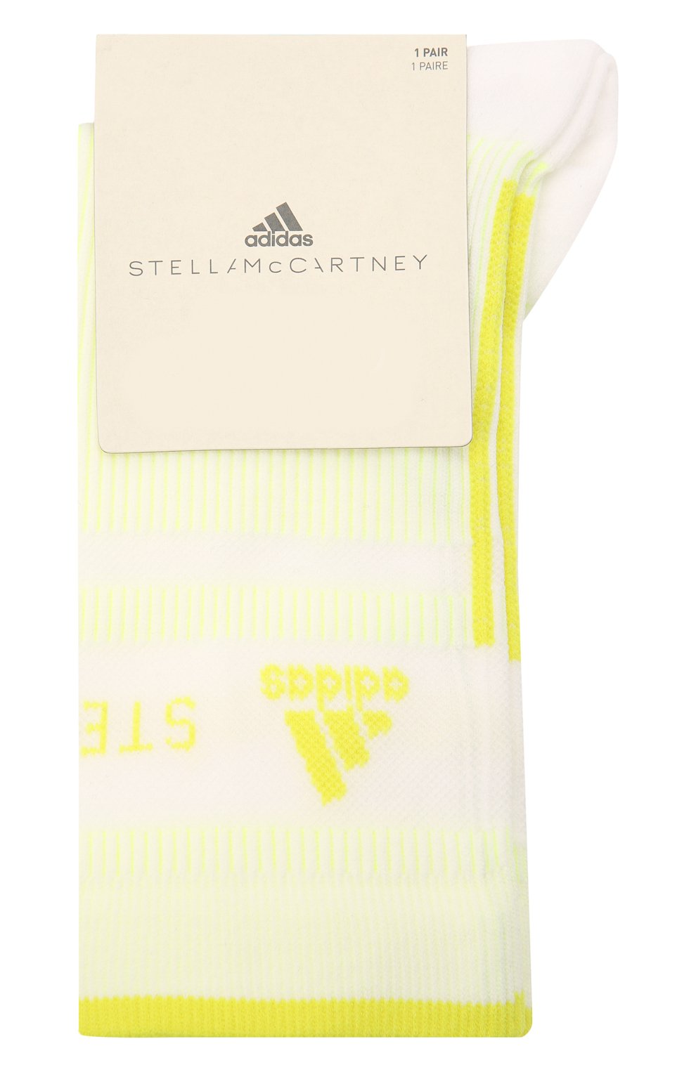 Женские носки ADIDAS BY STELLA MCCARTNEY желтого цвета, арт. GQ7072 | Фото 1
