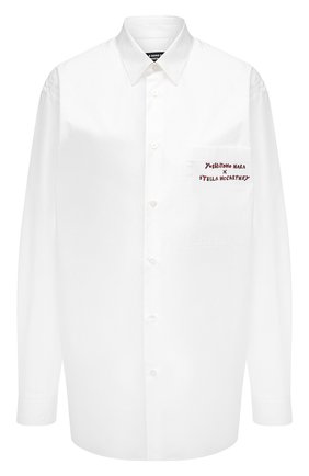 Женская хлопковая рубашка STELLA MCCARTNEY белого цвета по цене 49200 руб., арт. 603036/SRN06 | Фото 1 Женская хлопковая рубашка STELLA MCCARTNEY белого цвета, арт. 603036/SRN06 | Фото 1