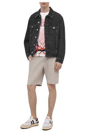 Мужская хлопковая футболка VALENTINO розового цвета по цене 58000 руб., арт. VV3MG09P7B6 | Фото 2 Мужская хлопковая футболка VALENTINO розового цвета, арт. VV3MG09P7B6 | Фото 2